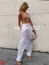 ZARA NEW WOMAN HALTERNECK BODYSUIT BEIGE-PINK S,M,L 5039/371