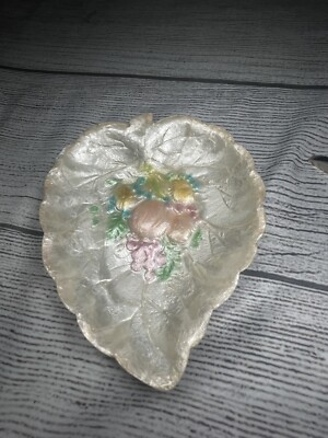 VTG Capiz Shell Bowl Made Philippines