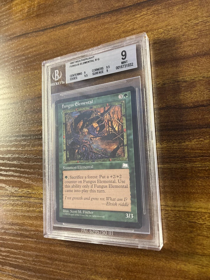 MTG✨FUNGUS ELEMENTAL✨Weatherlight BGS Quad 9’s++ MINT RARE Creature RESERVE LIST - Image 4 of 4