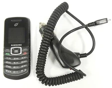 Samsung SGH-T105G - Black & Silver ( TracFone ) Cellular Phone - Bundled