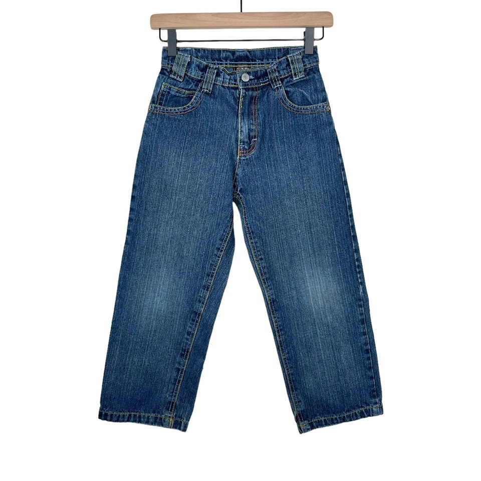 Pantalones de mezclilla de pierna recta Urban Extreme para niños talla 7 Foto 2 de 4