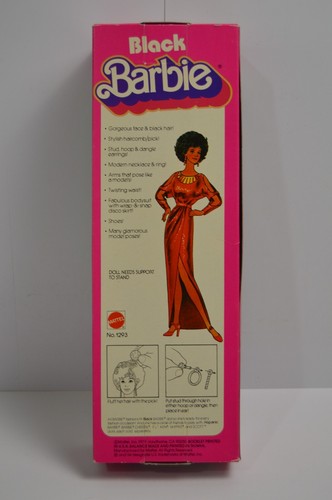 Vintage First Black Barbie NIB Mattel #1293 African American Super Star Era - Picture 7 of 24