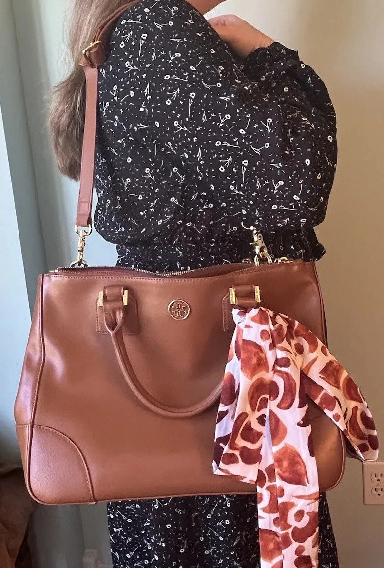 tory burch brown shoulder bag