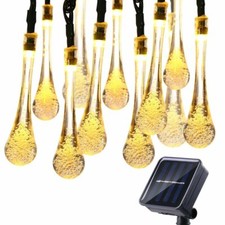 6M 30LED ampoule solaire cha ne de lumi re gouttelette ampoules f e cha ne