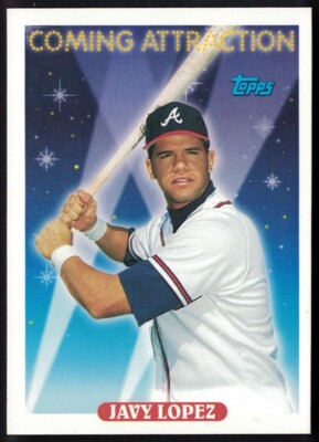1993 Topps #811 Coming Attraction - Javy Lopez - Atlanta Braves