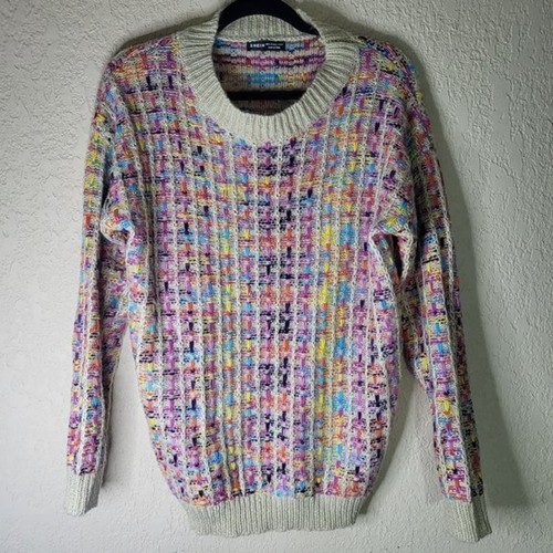 Multicolored Shein Drop Shoulder Plaid 