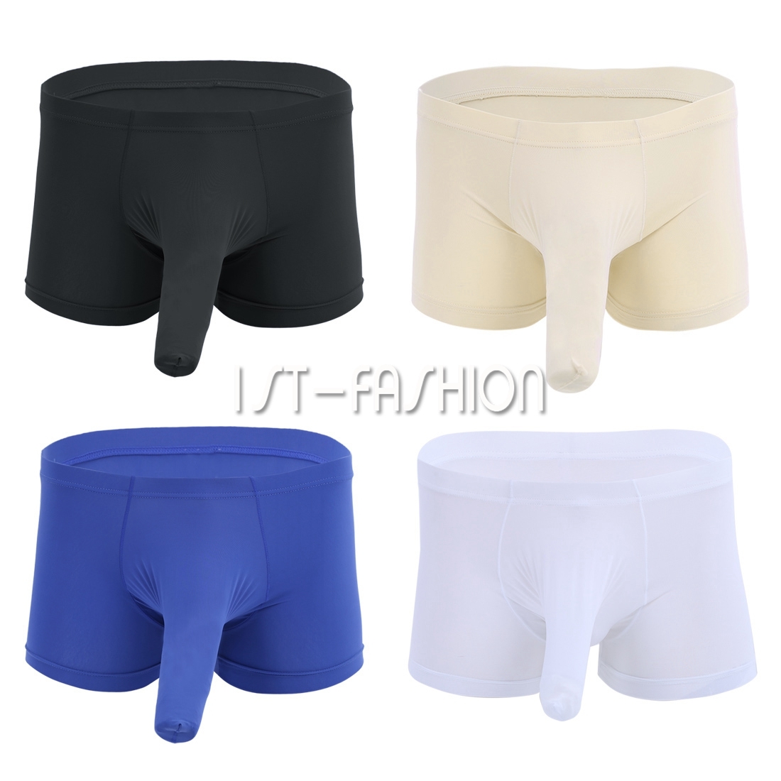 Sexy Herren Boxershorts Boxer Trunks Unterwsche Halb-Transparent mit  Penishlle | eBay
