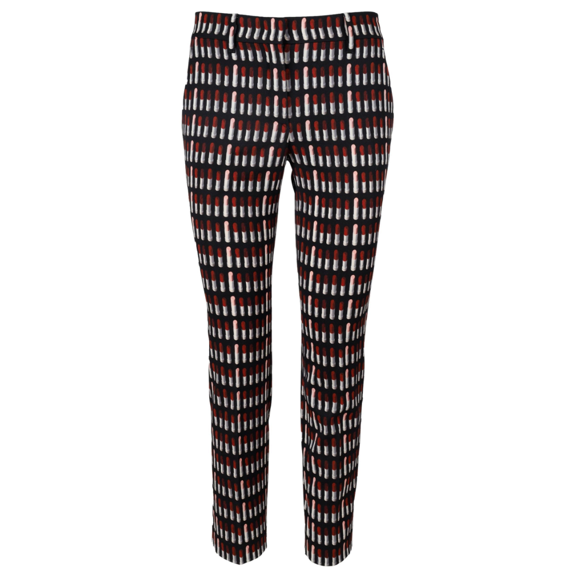 【関税&送料込み】Prada Pants PRADA 38 US 0 pants lipstick print black | eBay