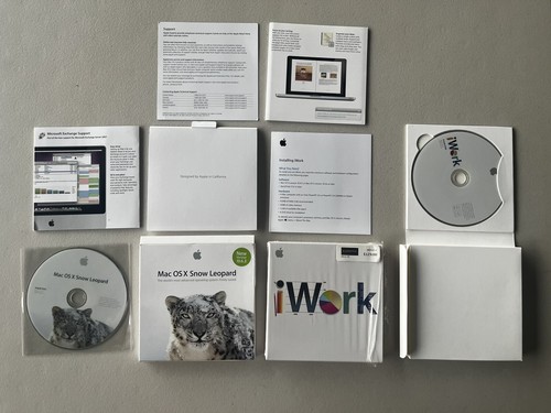 Mac OS X 10.6.3 Snow Leopard Boxed Apple Install DVD + iWork '09 Software Combo - 第 5/6 張圖片