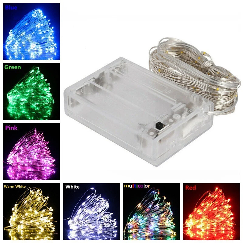 1M 10M LED String Copper Wire Fairy Lights Battery Operated Gift Fairy Lights LM