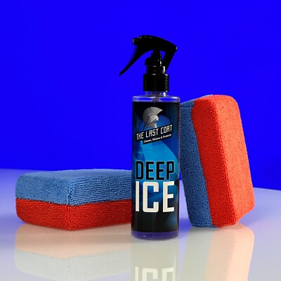 1x 8oz DEEP ICE Ceramic The Last Coat - DeepICE TLC + 2x Microfiber Applicator