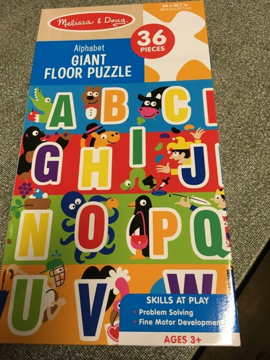 Melissa and doug cheap alphabet giant floor puzzle