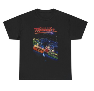 Days of Thunder Retro Racing Art Unisex Heavy Cotton Tee