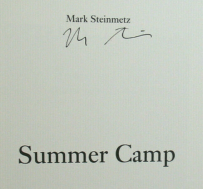 New SIGNED Mark Steinmetz Summer Camp Portraits Youth First ED