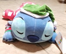 Disney Sleeping Stitch In Pajamas Cuddleez Pillow Plush
