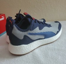 Puma Nrgy Neko Skim Jr Navy/Red/Blue Size 4C, New.