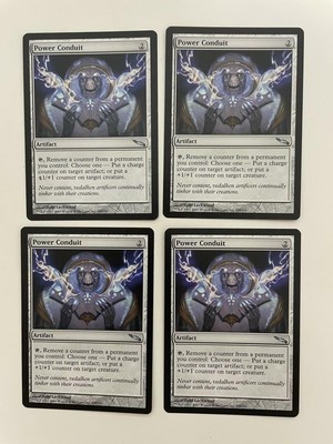 MTG 4X MIRRODIN POWER CONDUIT NM MAGIC THE GATHERING ARTIFACT