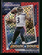 2021 Panini Rookies & Stars #AB-6 Russell Wilson Airborne Red Plaid Seahawks