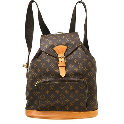 Best05 LOUIS VUITTON MONTSOURIS GM BACKPACK MONOGRAM M51135 SP0919 RQ03330