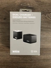 GoPro Dual Battery Charger and 2x Enduro Li-Ion Battery for HERO12/11/10/9 Black