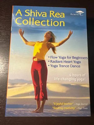 SHIVA REA COLLECTION 3 DVD SET FLOW YOGA RADIANT HEART TRANCE NEW 2007 PRANAFLOW