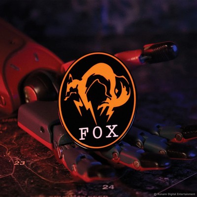Metal Gear Solid Delta FOX Unit Pin Badge Official Konami Foxhound