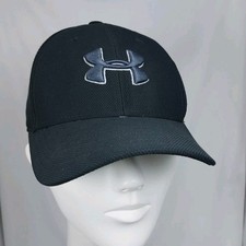 Under Armour Athletic Cap Hat Boys Youth Embroidered Logo Fitted Black Size S/M