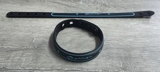 LOT OF 2 Phiten Sports RAKUWA Microtitan Ball Adjustable Bracelet- BLK/L. BLUE