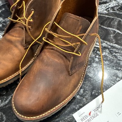 RED WING WEEKENDER CHUKKA IN COPPER ROUGH & TOUGH LEATHER 3622 NIB