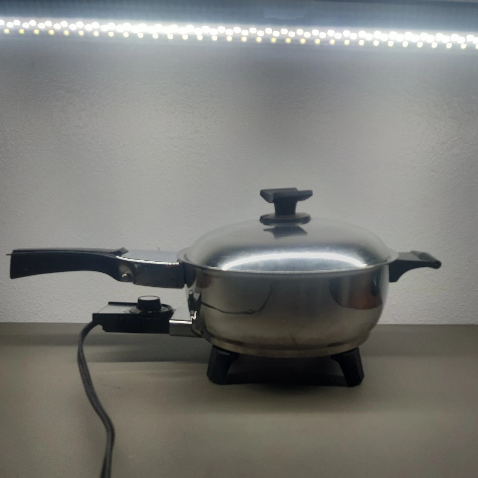 Vtg Rena Ware Electric 1l10" Skillet Model 7118E - Tested & Working (COMPLETE!)