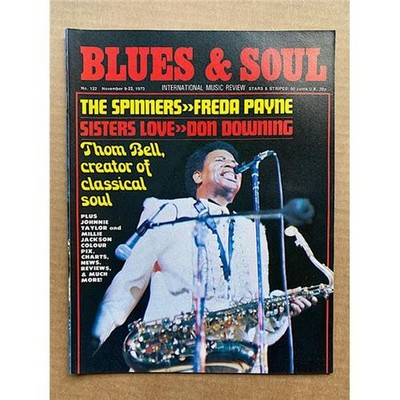 JR WALKER BLUES & SOUL # 122 MAGAZINE NOVEMBER 9 1973 - JR WALKER cover (no feat
