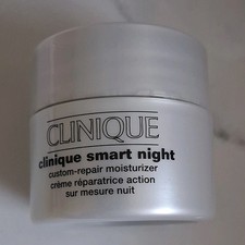 Clinique Smart Night Face Moisturizer Cream Fragrance-Free Allergy Tested 0.5 oz