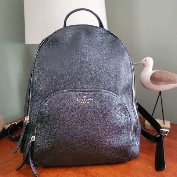 Black Pebbled Leather Bag