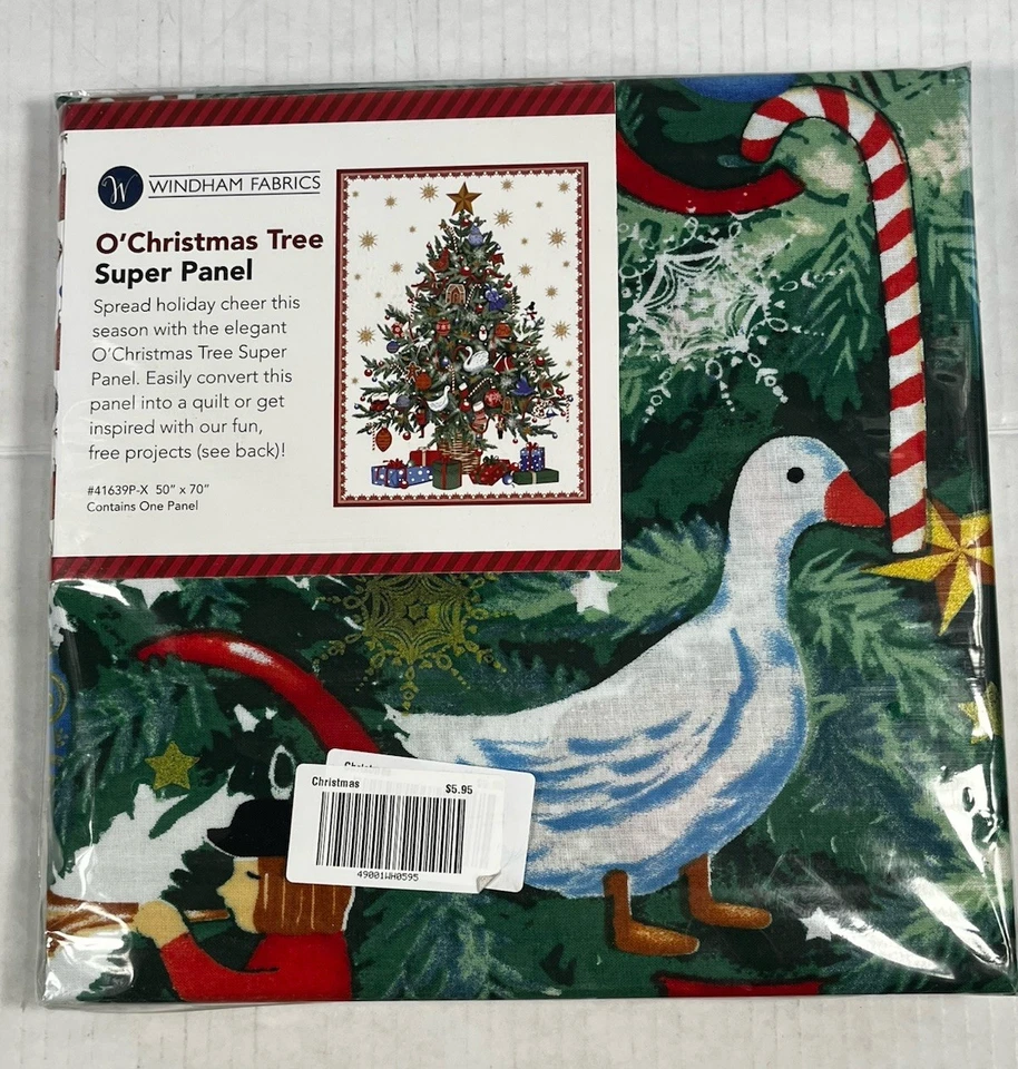 O'CHRISTMAS TREE Super Panel for Quilt, Crafts, Wall hanging 50" X 70" - Image 2 of 4