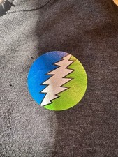 Grateful Dead Bolt Logo Hoodie Sweatshirt Black Mens Medium Celebrate Bobby Weir