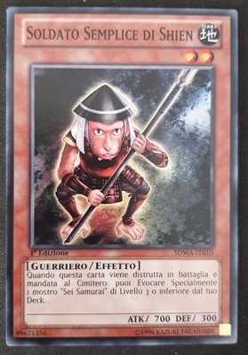 EINFACHER SOLDAT VON SHIEN auf Italienisch SDWA-IT010 Gemeinde YUGIOH
