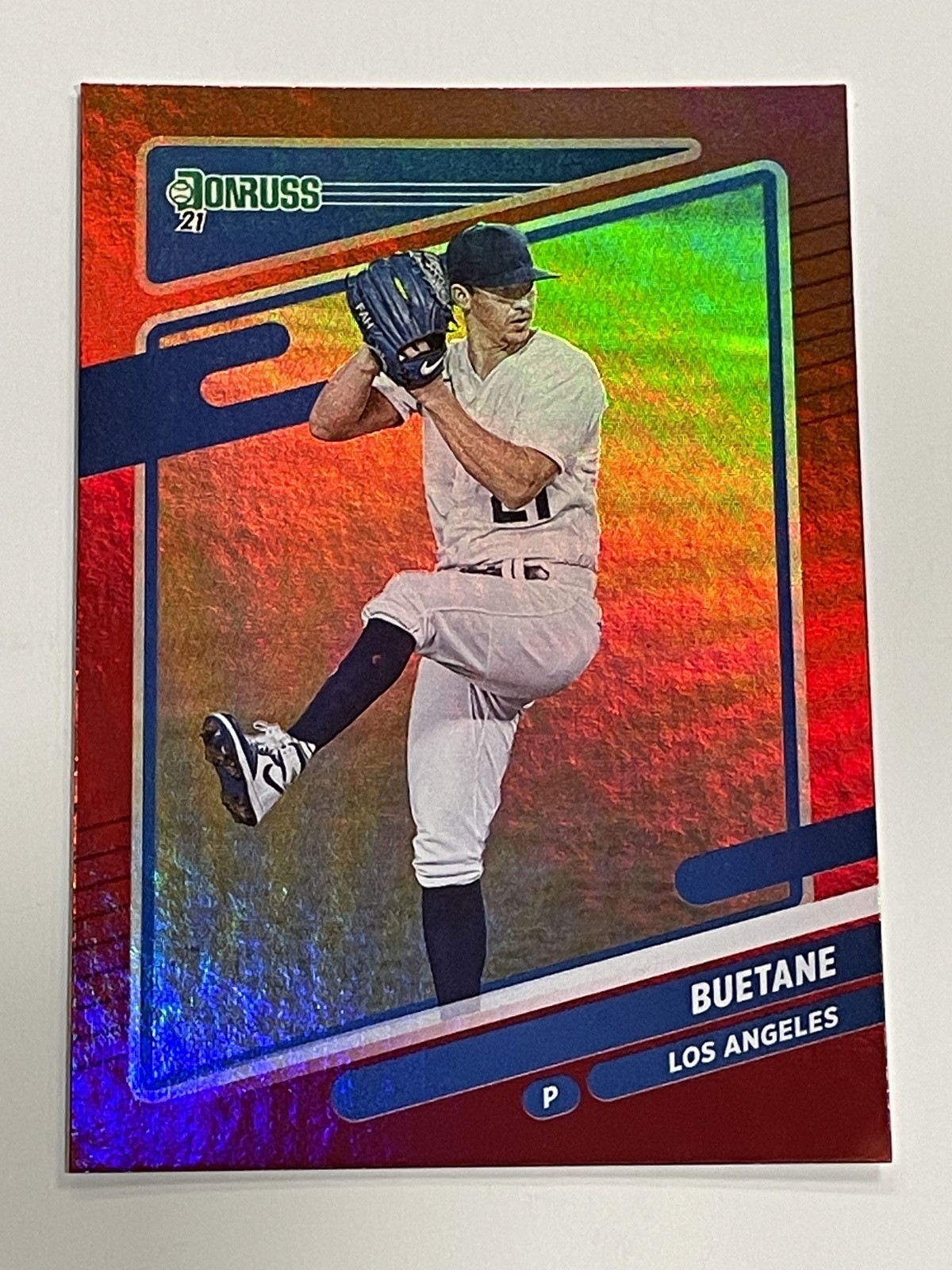 2021 Donruss Baseball #101b - Walker Buehler - Los Angeles Dodgers