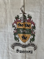 Large Vintage Sweeney Clan Needlepoint Coat o...