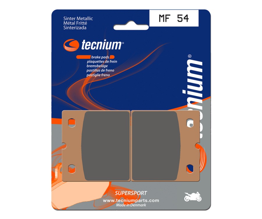 Plaquettes de frein TECNIUM MF54 en métal fritté pour moto