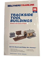 HO Scale Walthers Trainline Kit for Trackside Tool Buildings