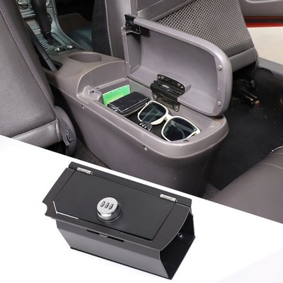 Center Console Safe Storage Box W/Lock Trim For Toyota Celica 1999-2005