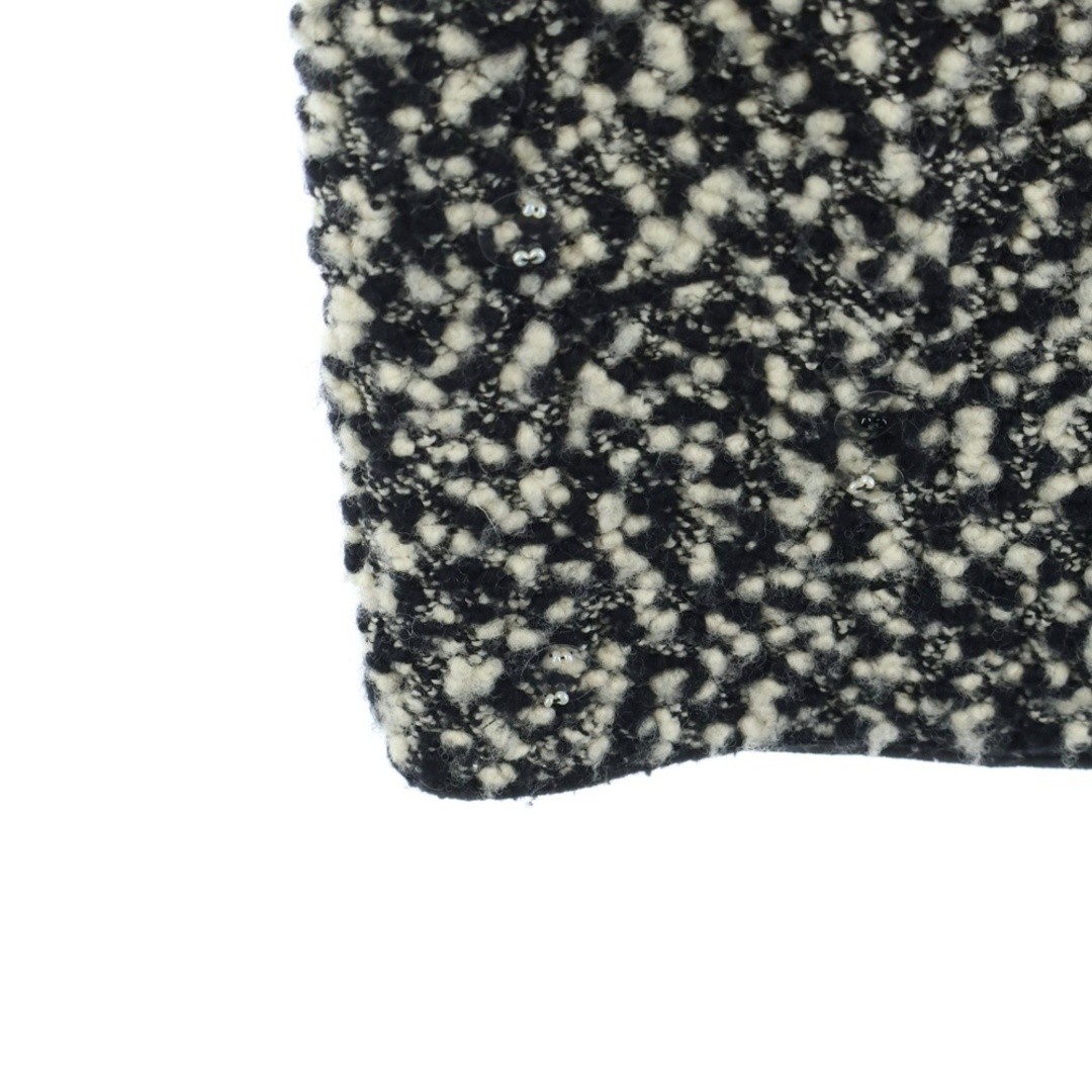 CHANEL 94A Tweed Sequin Dress One Piece Black white Womens Used 4923ca13981a967c thumbnail 6