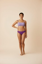 Cupshe Women's Bikini Set Lavender/Dark Purple Size XS