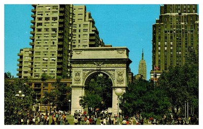 Postcard MONUMENT SCENE New York City New York NY m/09 AP9863