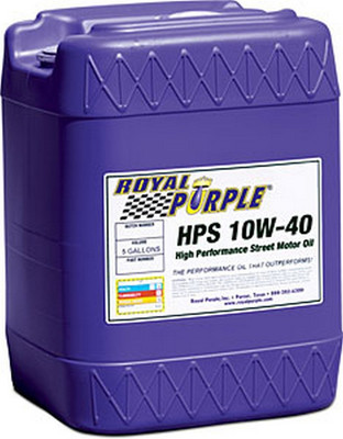 Royal Purple HPS Synthetic High Performance Street 10W-40 Motor Oil - 5 Gallon