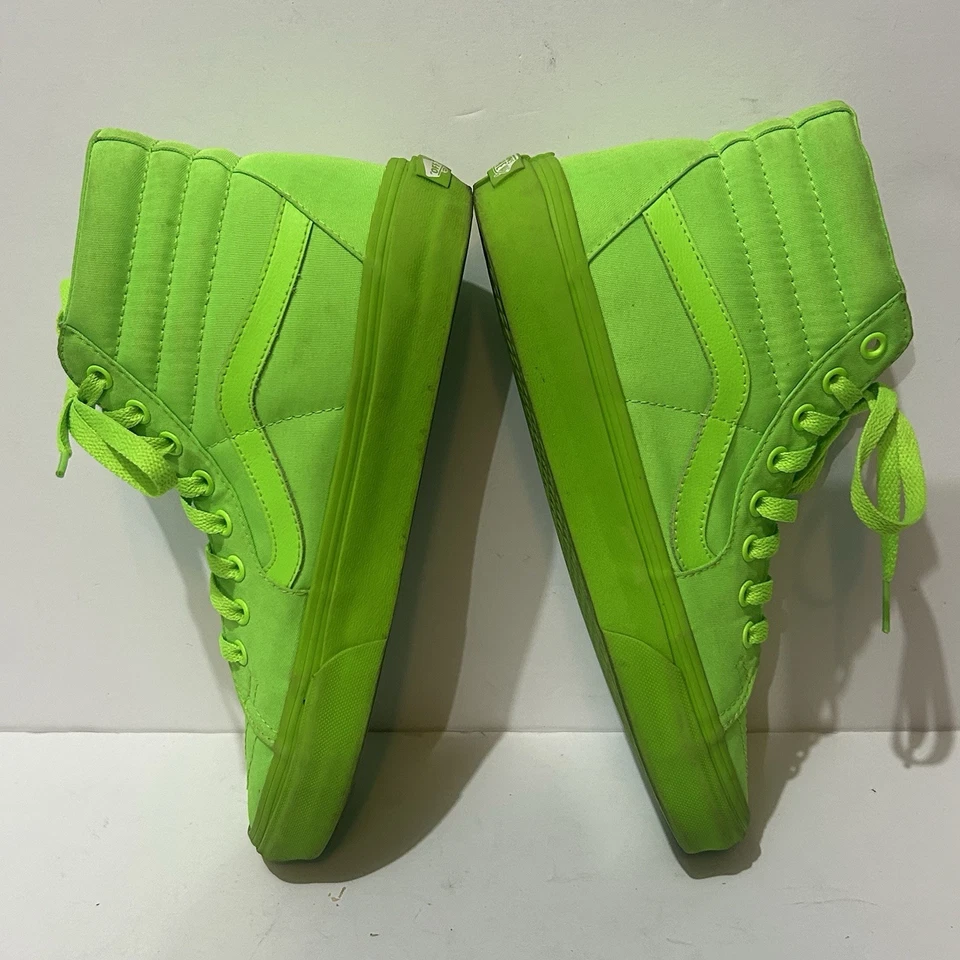 Zapatos de skate VANS High Top verde neón para hombre talla US 7.5 para mujer "US 9" Foto 4 de 4