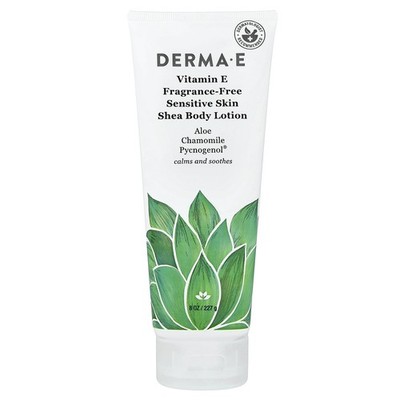 Vitamin E Shea Body Lotion, Sensitive Skin, Fragrance-Free, 8 fl oz (227 ml)