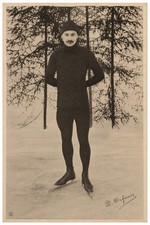 Vintage Ice Skating Poster 1920s Rare Reprint 200gsm Paper