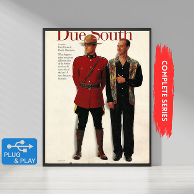 Due South Complete Series (1994 1999) USB Flash Drive | DVD Quality