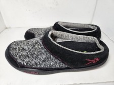 Kuru Draft Wool Black Slippers Womans Size 10 M READ